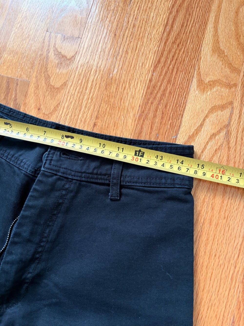 Zara Black Wide-Leg Frayed Hem Jeans - Picture 6 of 8